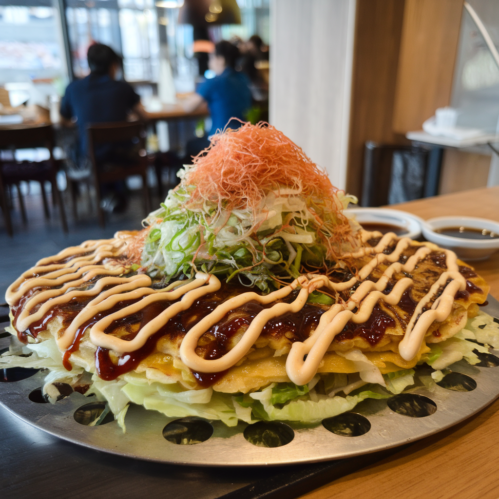 Món ăn Okonomiyaki Nhật Bản