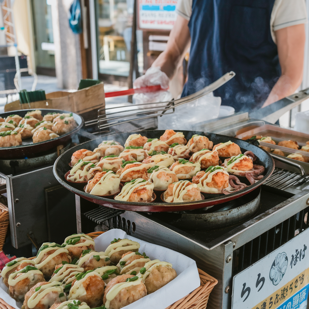 Món ăn Takoyaki Nhật Bản