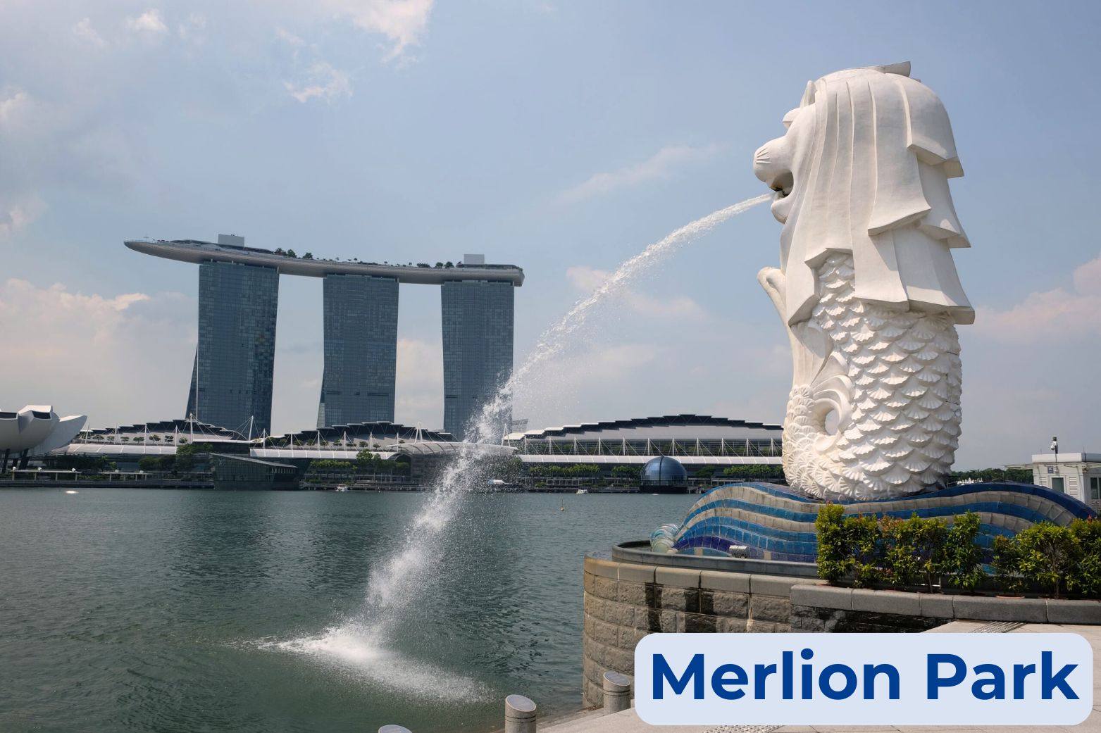 [Merlion Park Singapore] Công Viên Sư Tử Kỳ Thú Nhất Thế Giới