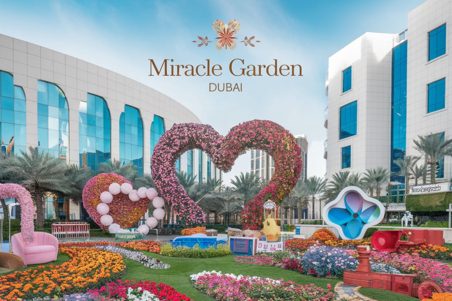 Vườn Hoa Diệu Kỳ (Miracle Garden) Ở Dubai