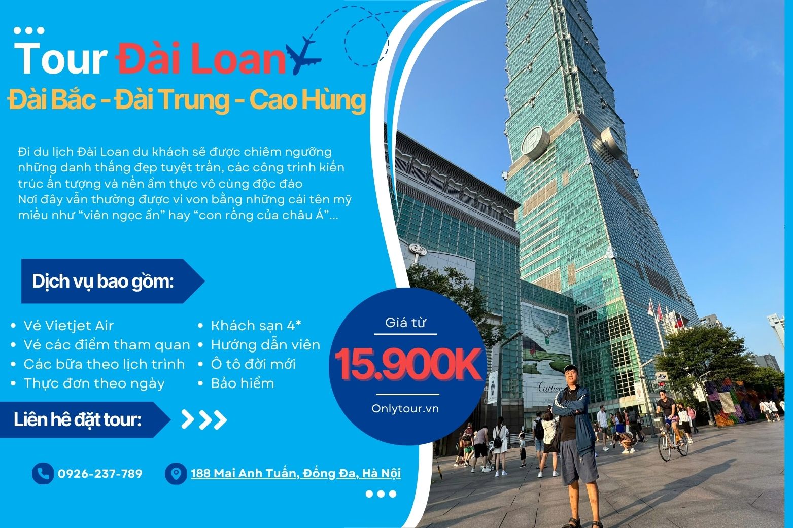 DU LỊCH ĐÀI LOAN MÙA HOA ANH ĐÀO BAY VIETJET