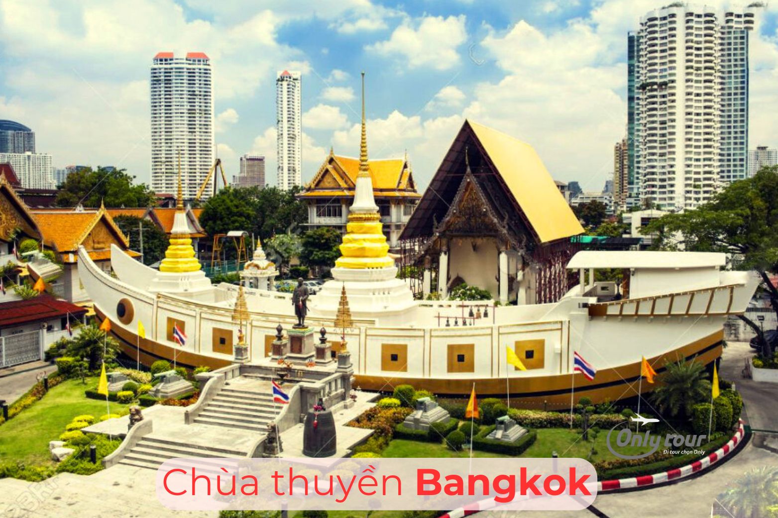 Chùa Thuyền hay còn gọi là chùa Wat Yannawa