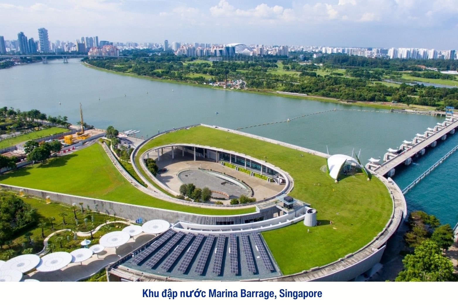 Đập nước Marina Barrage Singapore