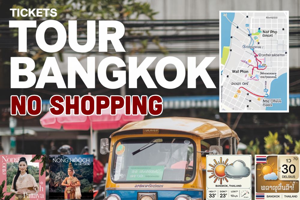 Tour Du Lịch Thái Lan 5 Ngày 4 Đêm Bay Vietjet Air (No Shopping)