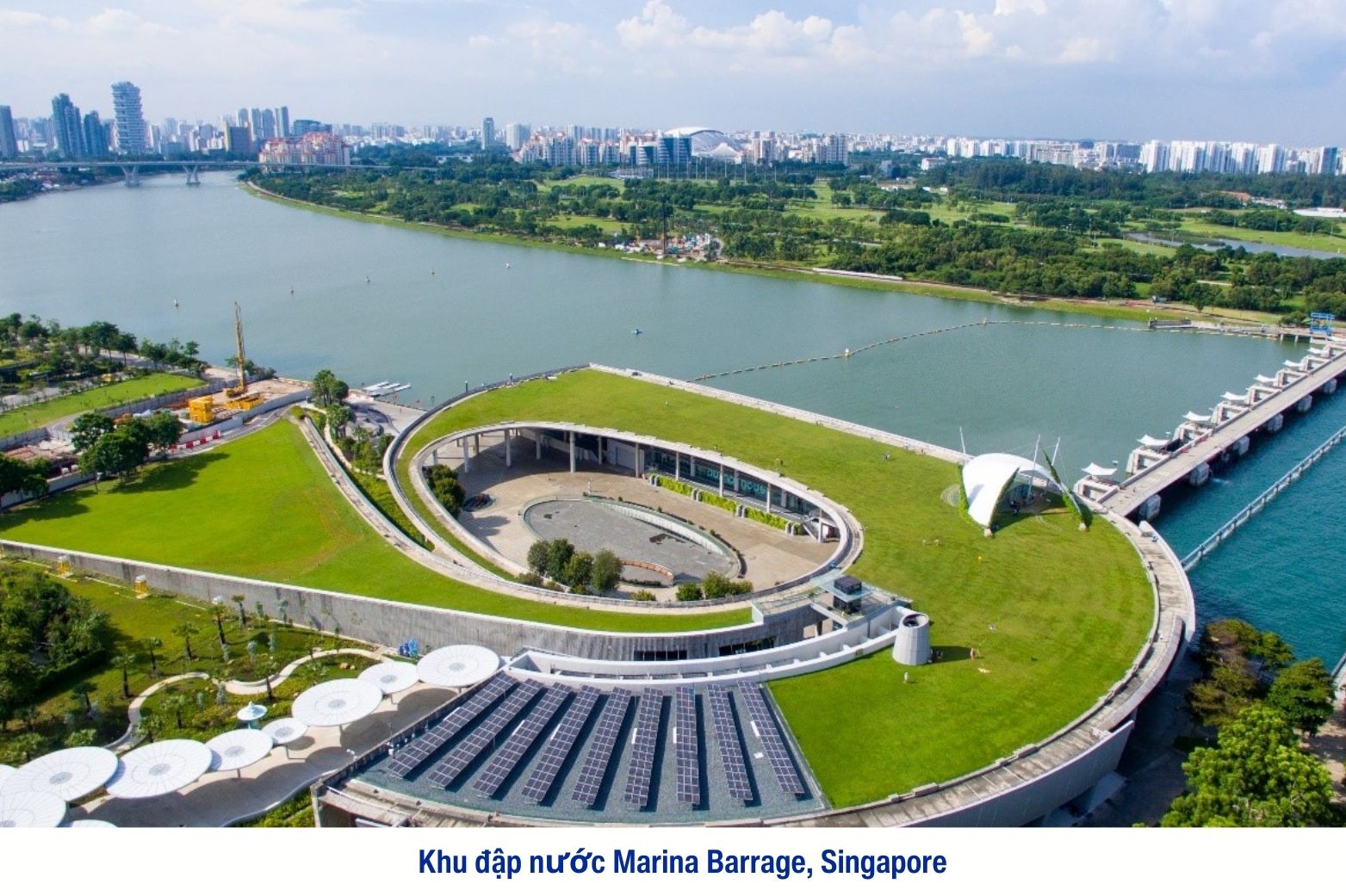 Đập nước Marina Barrage, Singapore