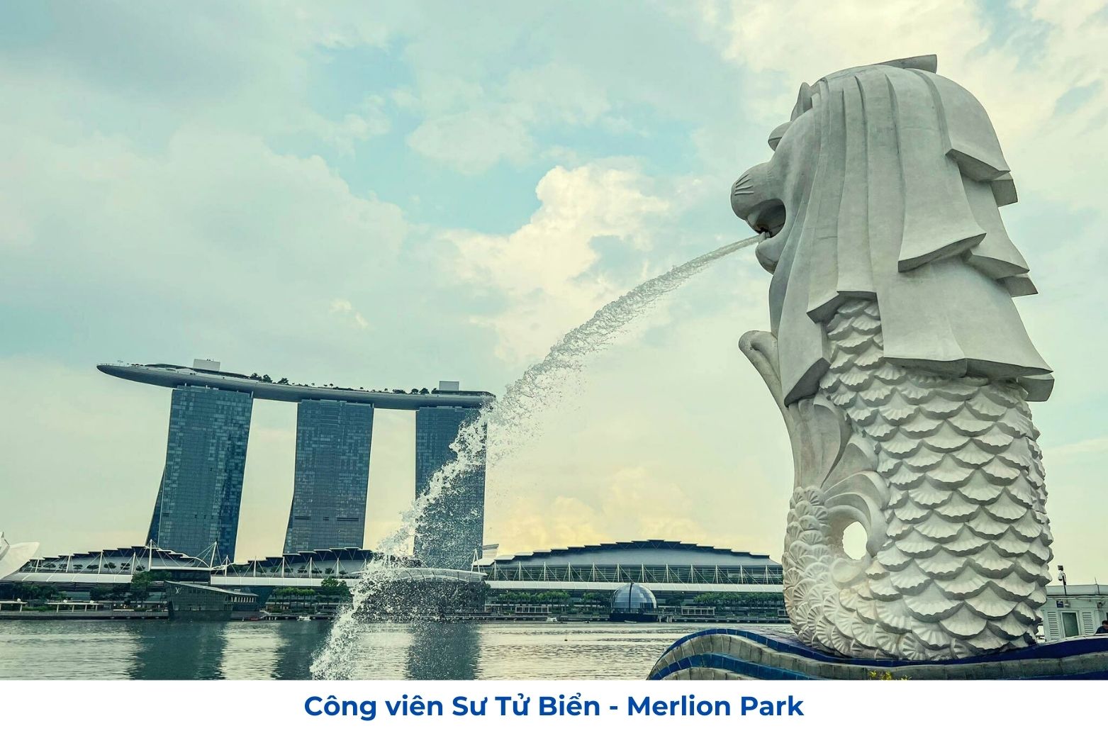 Công viên Sư Tử Merlion Park Singapore