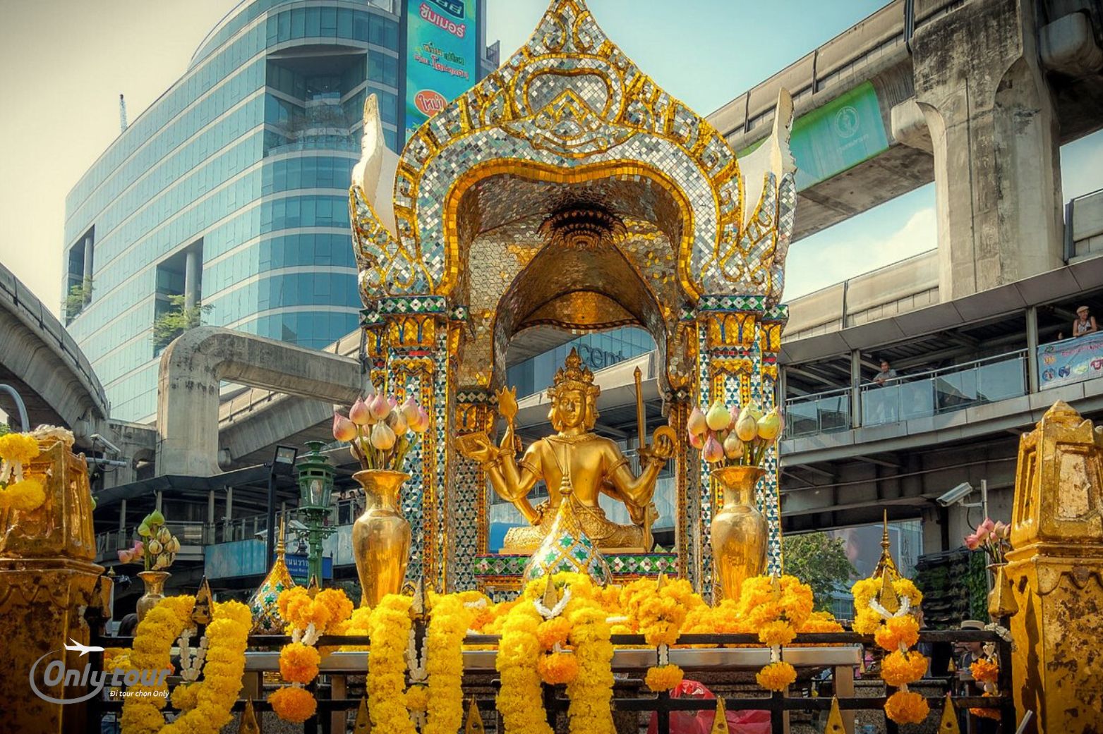 Tượng Phật 4 Mặt Bangkok